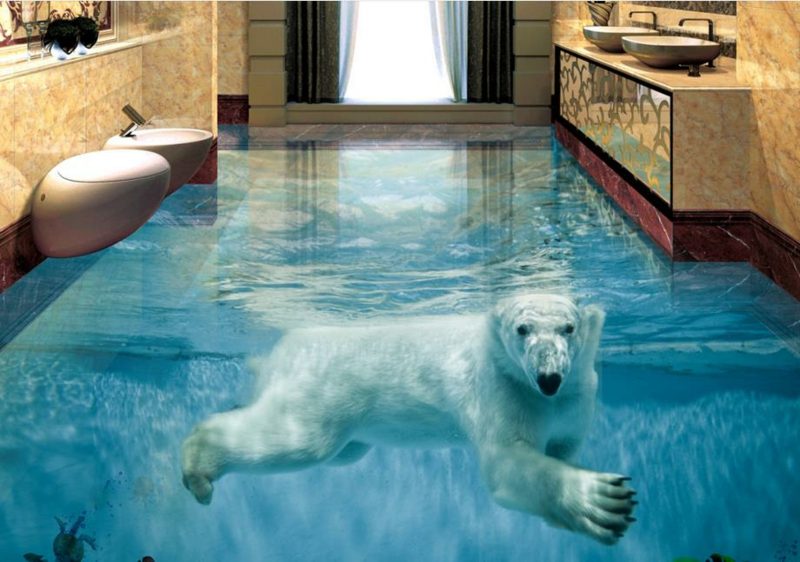 หมีขั้วโลก 3D Tiles