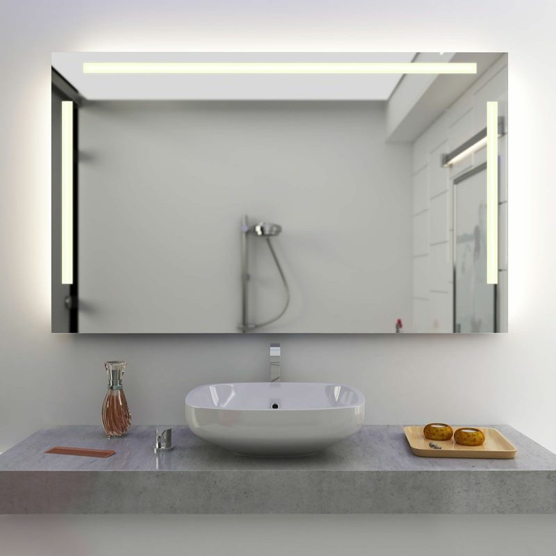 integrované osvetlenie zrkadiel kúpeľňa