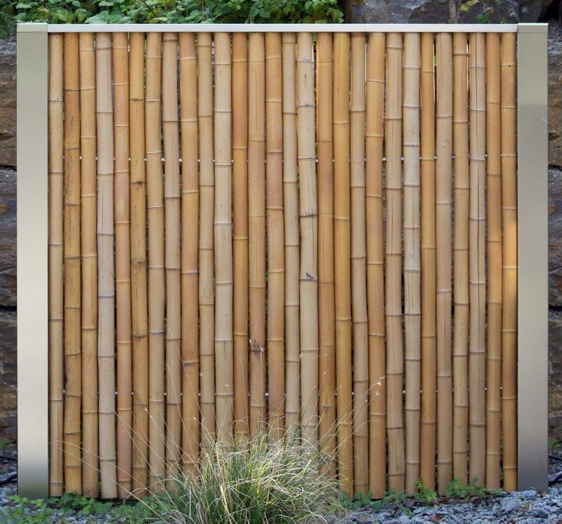 klasický bambusový plot