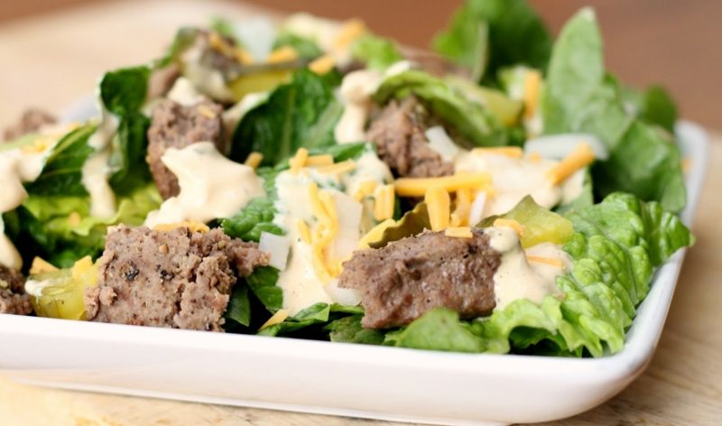 Big Mac Salad Chutné nápady Party Food