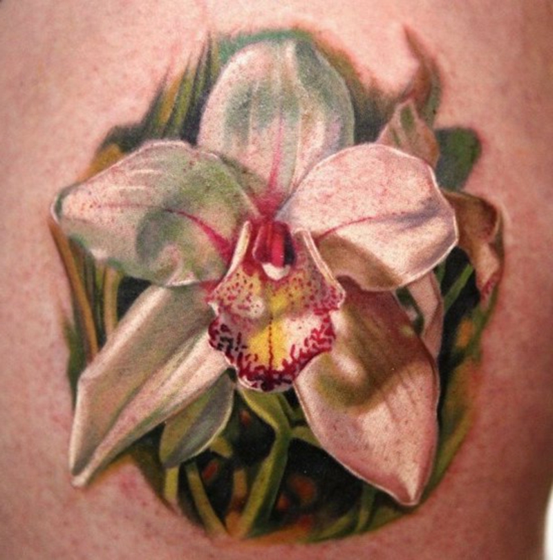 Bunga tato dan simbolisme mereka membelok