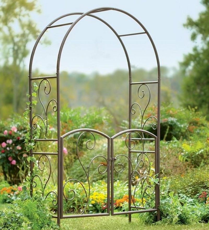 Kovové záhradné brány samostatné záhradné kované železo