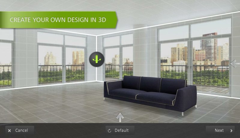 Homestyler izba plánovač 3D on-line dizajn interiéru