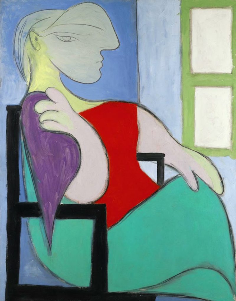 Cubism Karakteristik Wanita di jendela Picasso