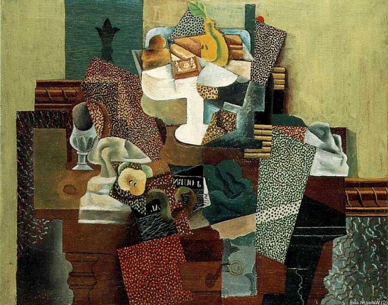 Karakteristik Kubisme Pablo Picasso Masih Hidup Dengan Buah Di Meja