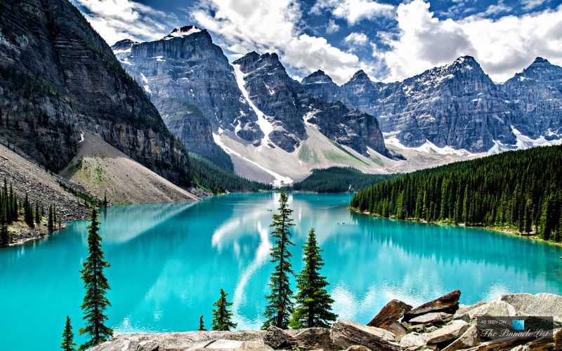 cele mai frumoase locuri din lume Canada Lake Moraine