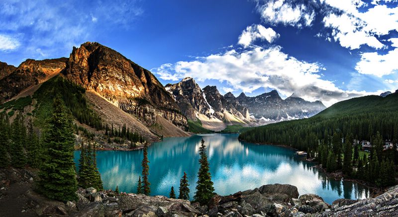 cele mai frumoase locuri din lume Moraine Lake Canada peisaje uimitoare