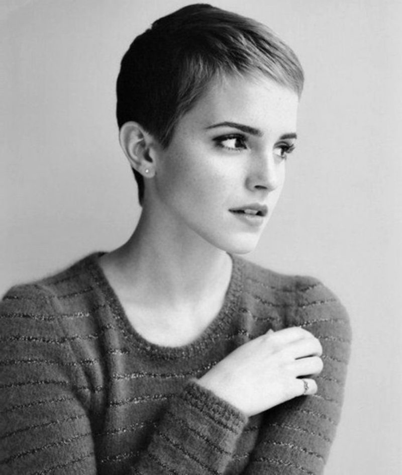 styling scurt păr Pixie Cut Emma Watson