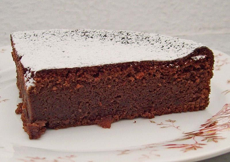 Kek gluten bebas kek Thermomix coklat