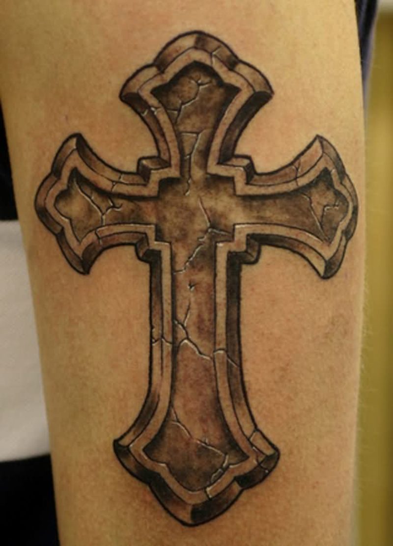 Tatuering Korset bra attraktivt utseende