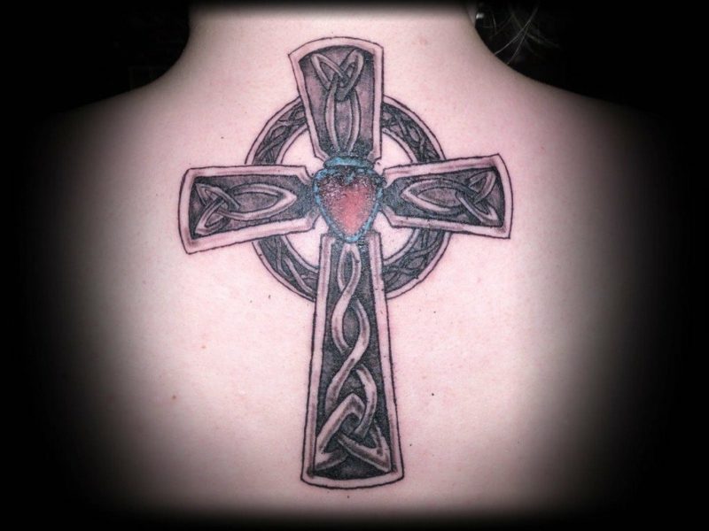 Cross tatuering keltiskt kors