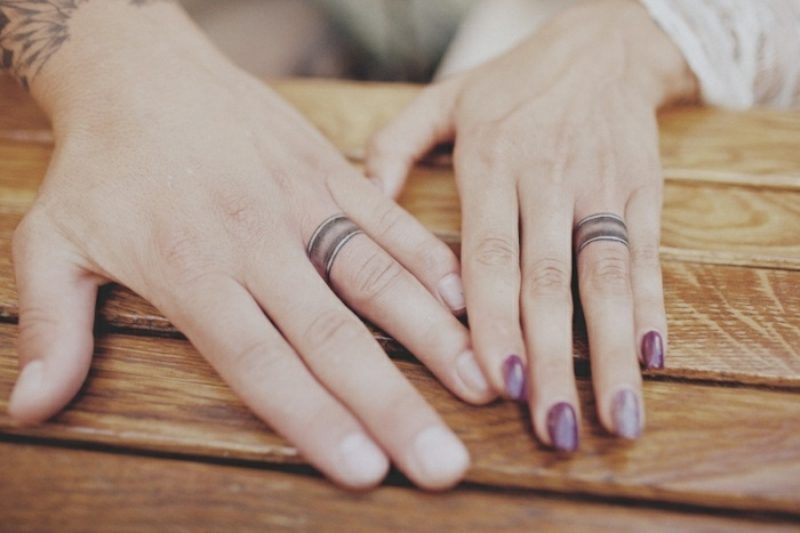 Perkongsian tatu perkahwinan cincin