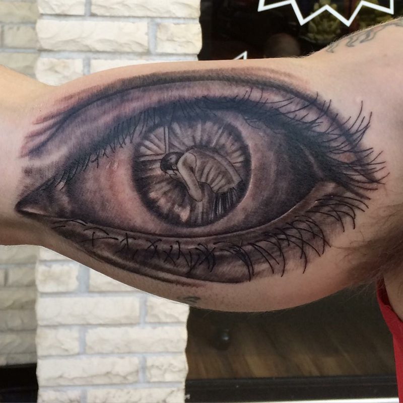 velike oči tattoo ogledalo duše