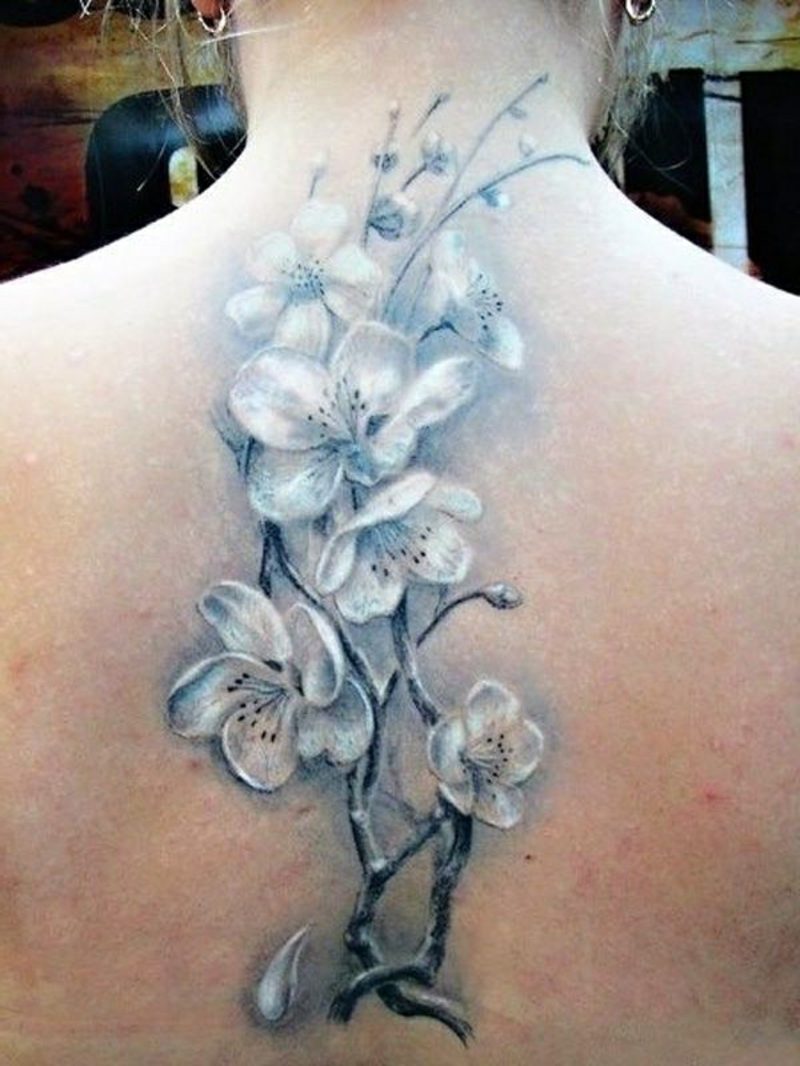 Blossom floral tattoo