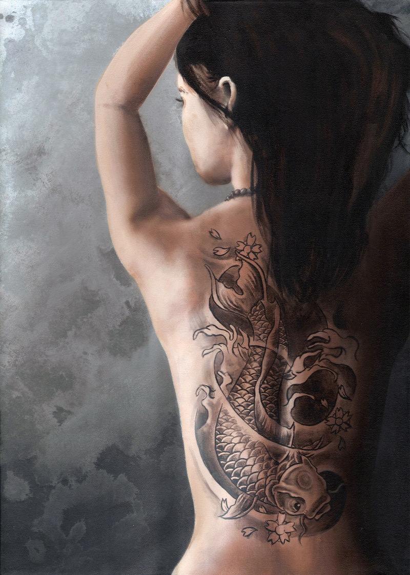 Ide tato keren wanita kembali menonjolkan motif tato wanita