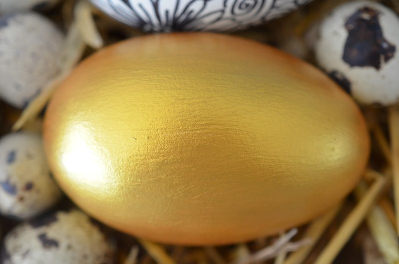 vajcia zlaté