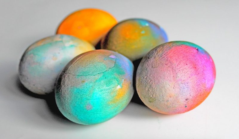 vajcia farebné kreatívne