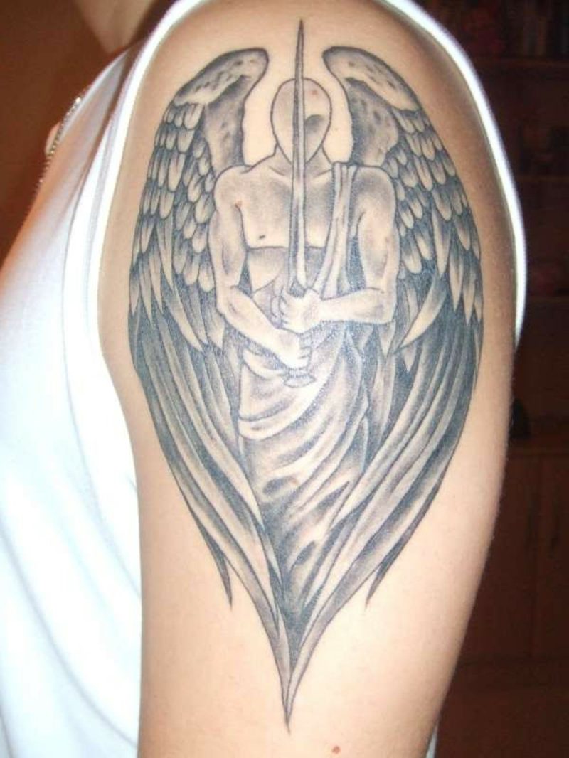 engel tatovering arm engel tatovering