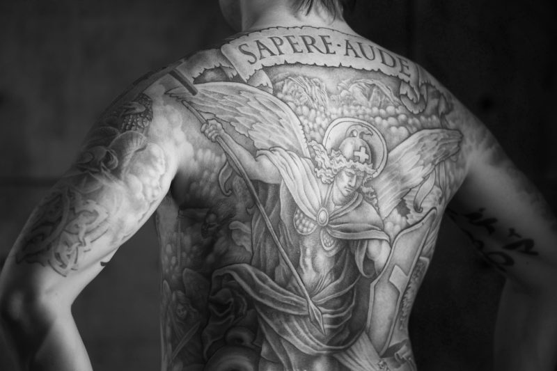 Angel tattoo Michael