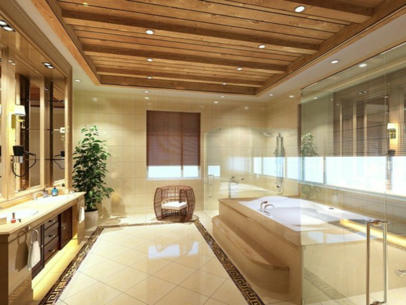 modernus fantastiškas apšvietimas vonios kambaryje