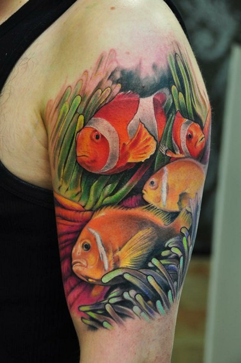 tato ikan Tato Ikan Warna