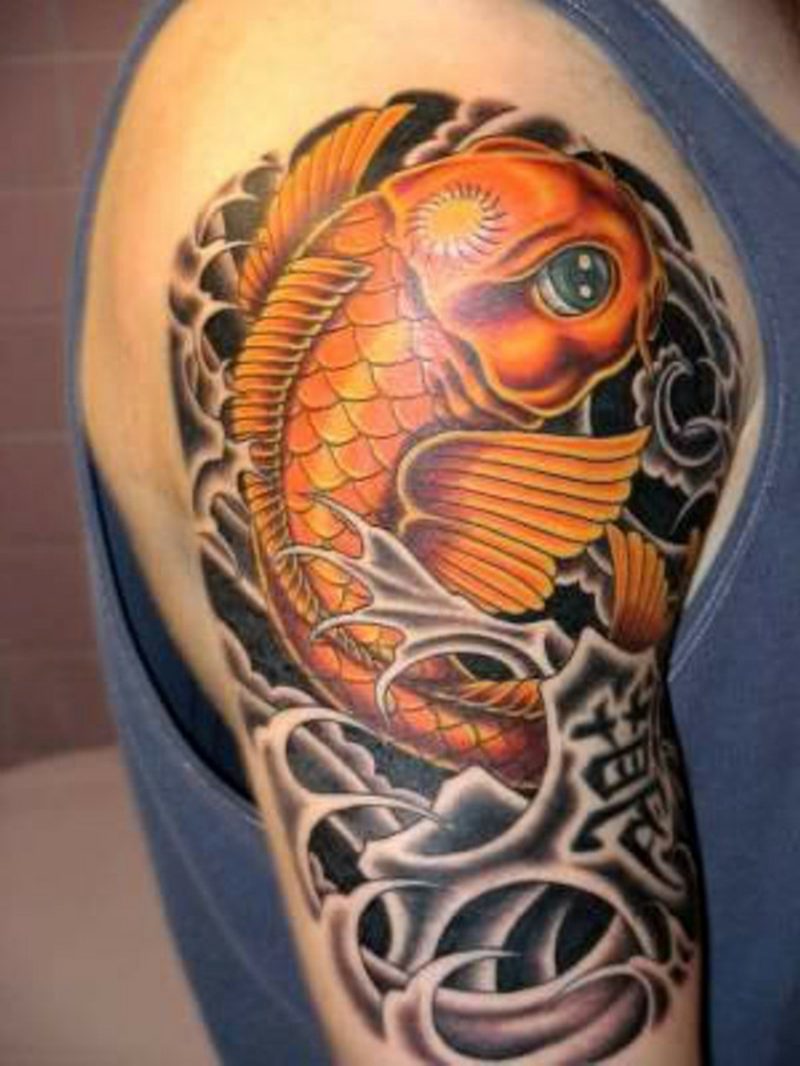 риба тетоважа Кои риба тетоважа