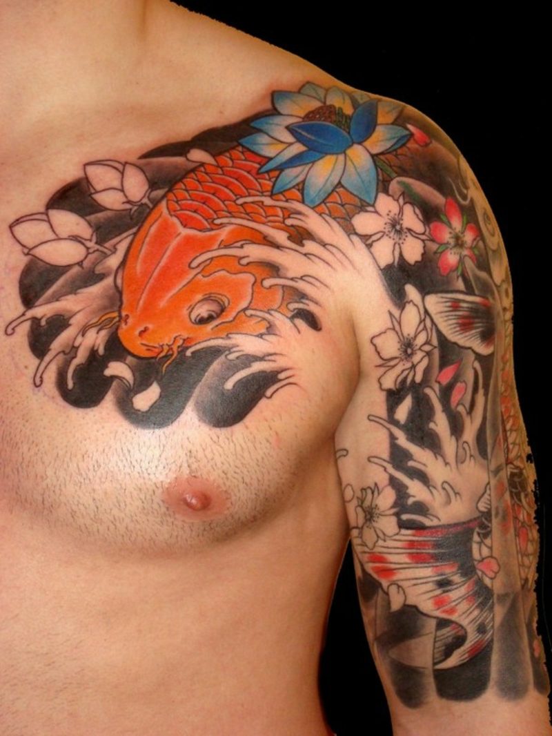 риба таттоо кои риба тетоважа