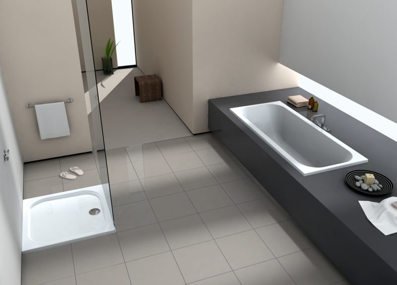 design de banheiro chuveiro de tijolo