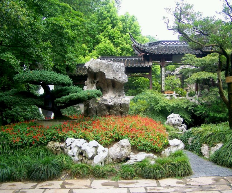 Sodobna zasnova vrta Japangarten