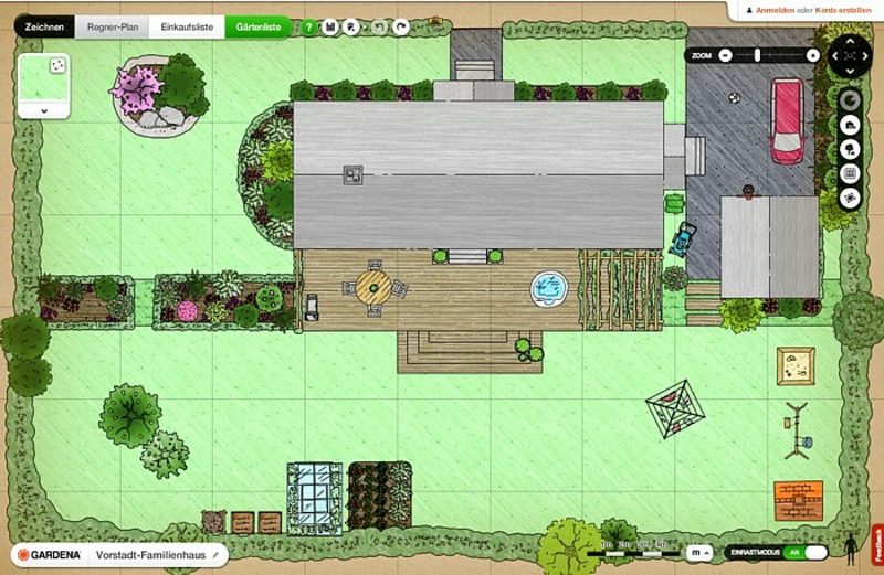 Planificatorul de grădină online Gardena gratuit