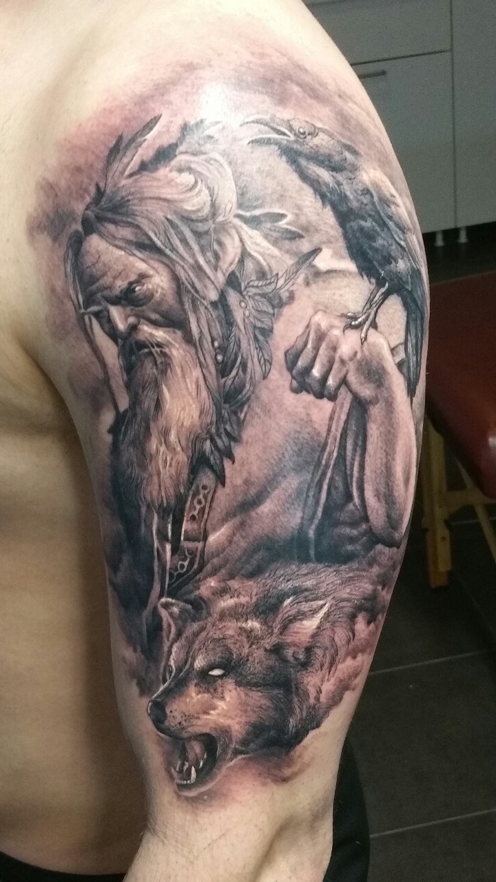 Odin uit de Noorse mythologie