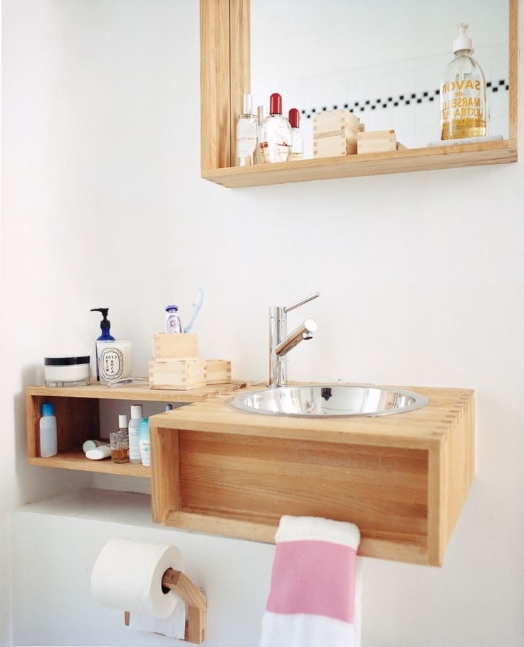 Cameră elegantă de baie de baie mobilier idei de lemn