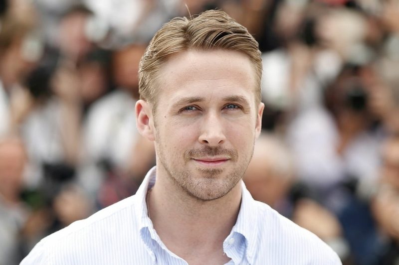 Elegantna moška pričeska Ryan Gosling stranski vrh
