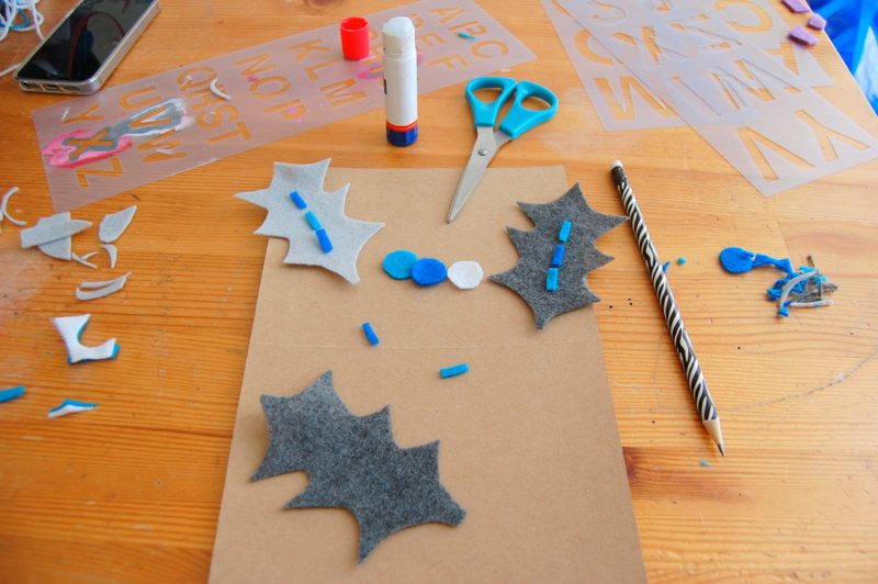 Tinkerio kalėdinės atvirukai - DIY instrukcijos žingsnis po žingsnio