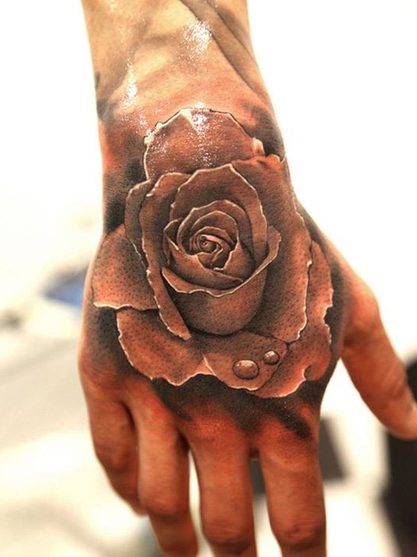 Tato 3D menumbuhkan tato ide tato tangan wanita dan pria