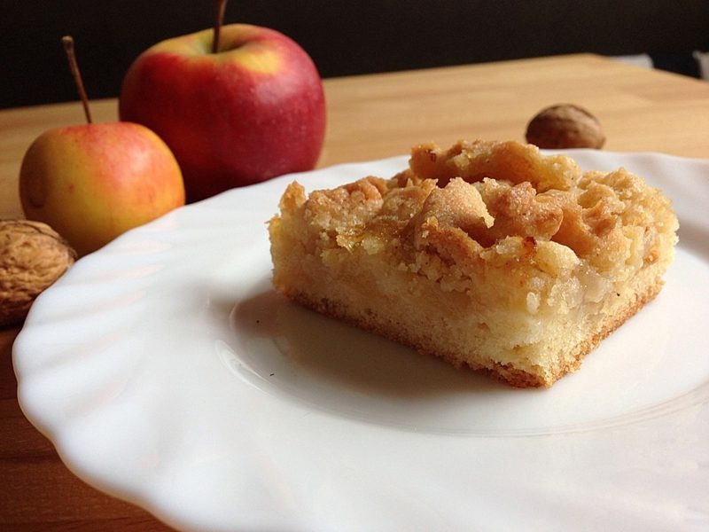 Kek tanpa resipi pai epal cepat