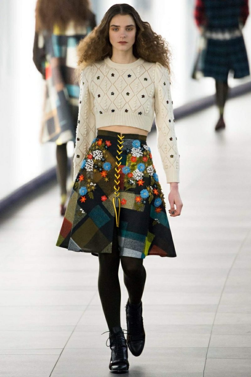 Hippie štýl zima sveter krátke nádherné sukne