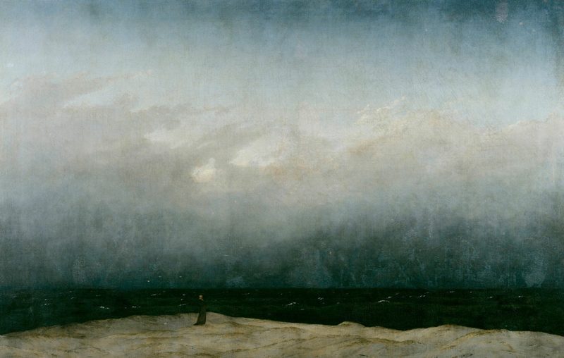 Romantikk Periode Livets egenskaper Caspar David Friedrich Munken ved sjøen