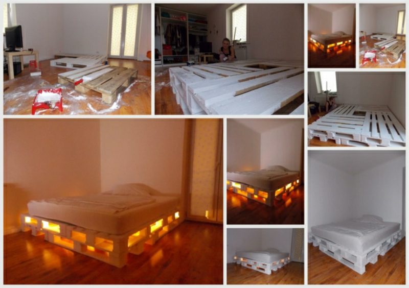 Idei de design creative pentru paturi din lemn
