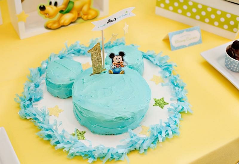 Idea hadiah ulang tahun kanak-kanak kek Mickey Mouse