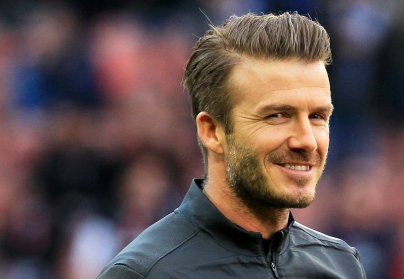 Moške frizure David Beckham je z tranzicijo podčrtal