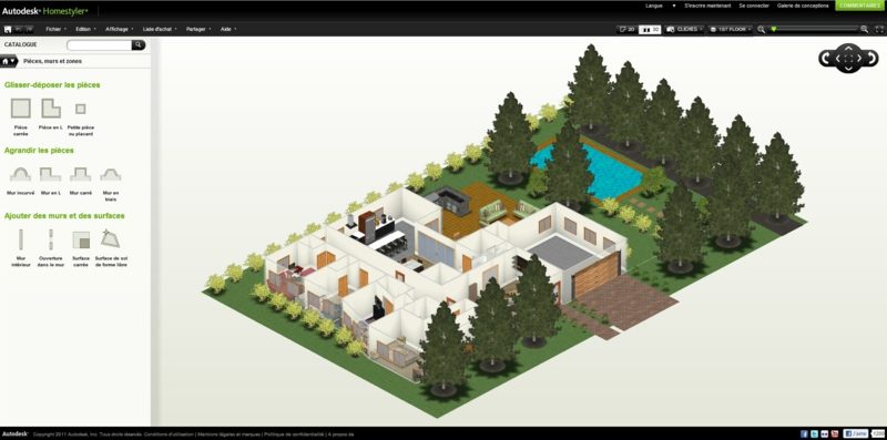 Designer de cameră Homestyler plan online
