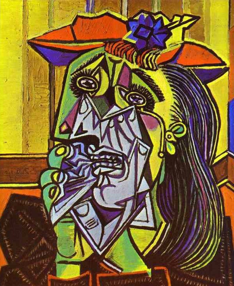 Cubism Features The Weeping Woman, 1937 oleh Pablo Picasso