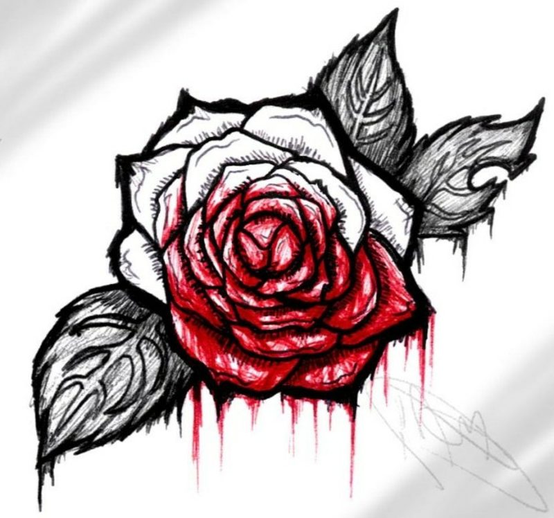 Tatuaj template-uri pentru Underarm Rose