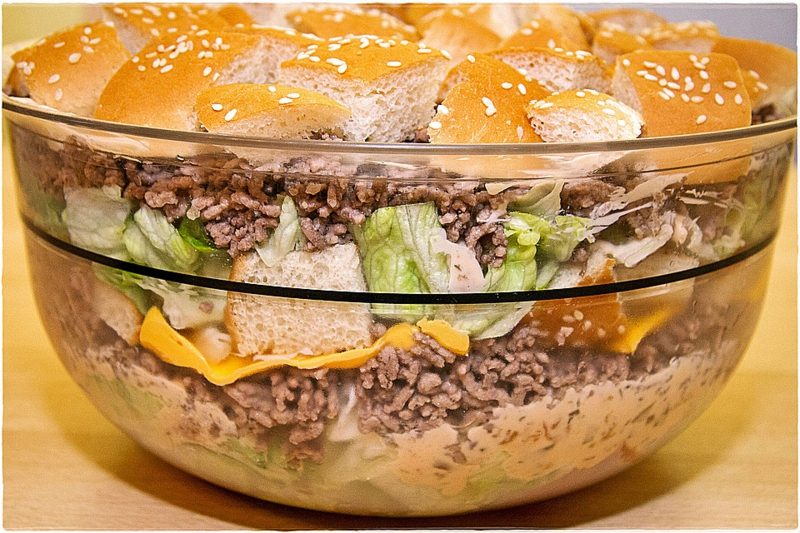 Big Mac recepty lahodný šalát