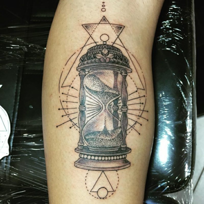 Hourglass Tattoo Tribal