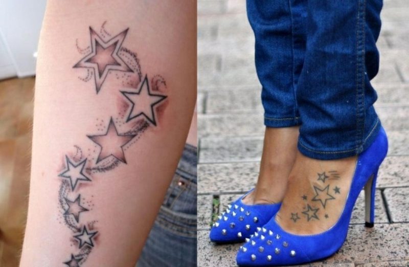 de bästa tatueringar för kvinnor stjärnor