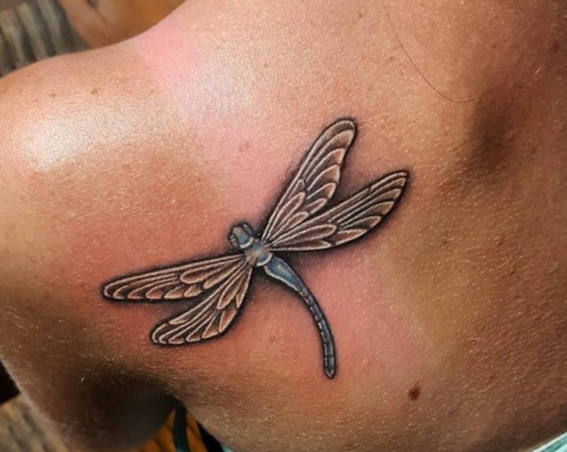 Dragonfly tatuiruotės skaleris