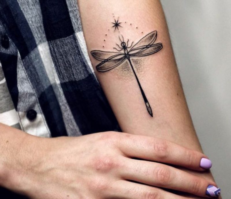 Dragonfly tatuiruotė originali