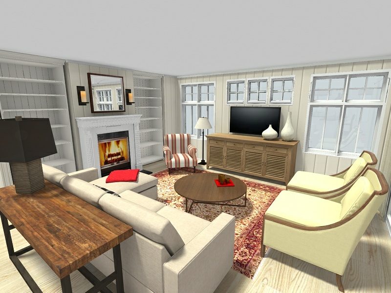 Návrh obývacích izieb RoomSketcher online izba designer